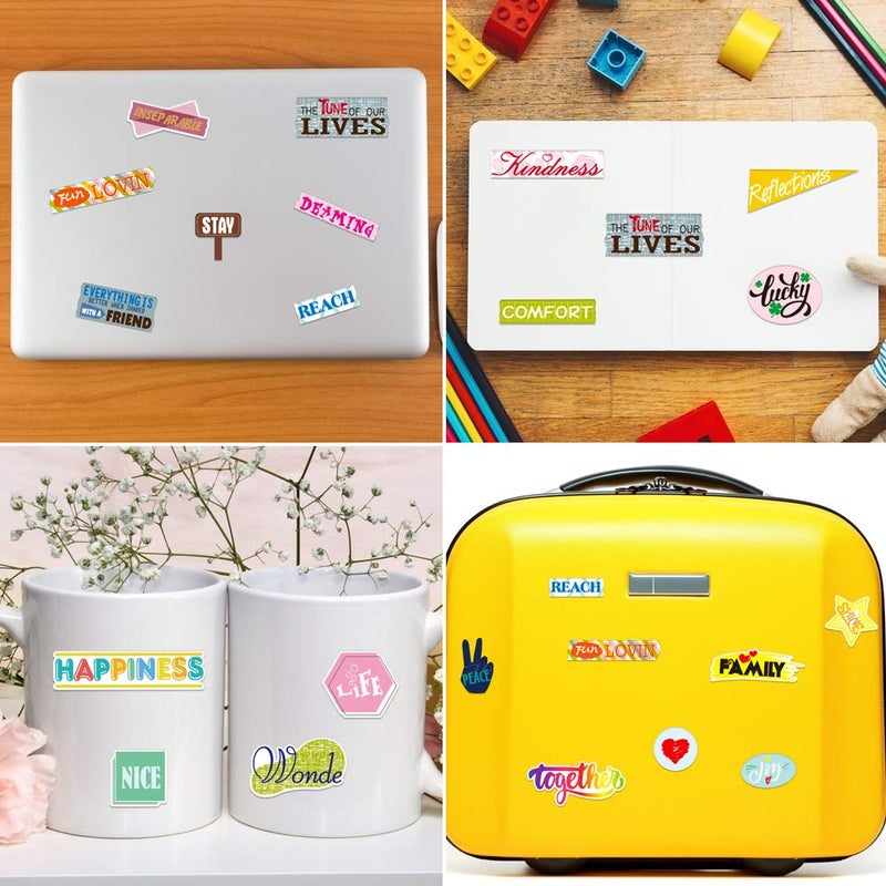 FaCraft Scrapbooking Stickers,45pcs Funny Friends Sticker for Teens,Girls,Friendship Die Cuts Love Scrapbook Kit Stickers - Image 2